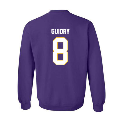 LSU - NCAA Baseball : Gavin Guidry - Classic Shersey Crewneck Sweatshirt-1