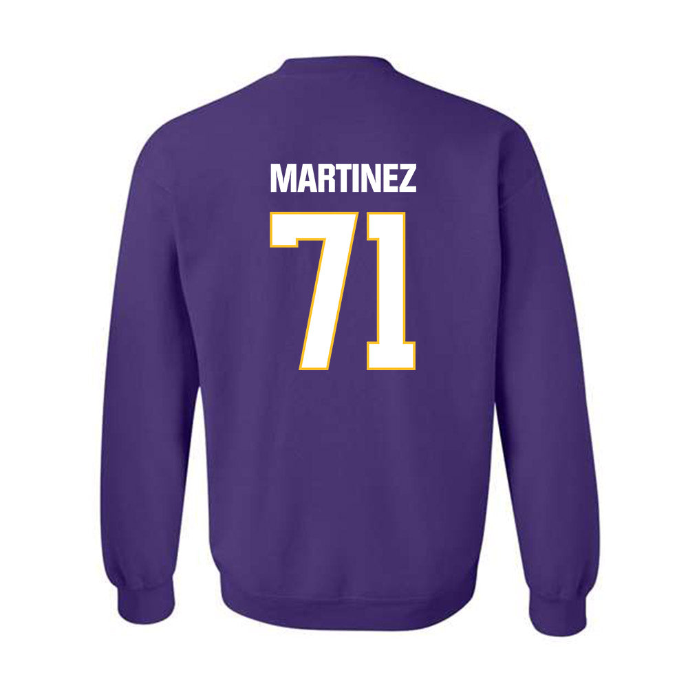 LSU - NCAA Football : Brysten Martinez - Classic Shersey Crewneck Sweatshirt-1