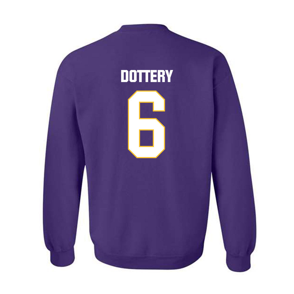 LSU - NCAA Football : Tj Dottery - Classic Shersey Crewneck Sweatshirt-1