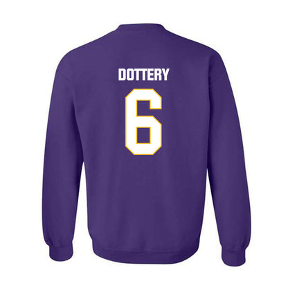 LSU - NCAA Football : Tj Dottery - Classic Shersey Crewneck Sweatshirt-1