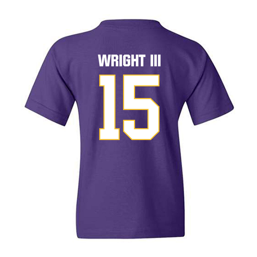 LSU - NCAA Football : Phillip Wright III - Classic Shersey Youth T-Shirt-1