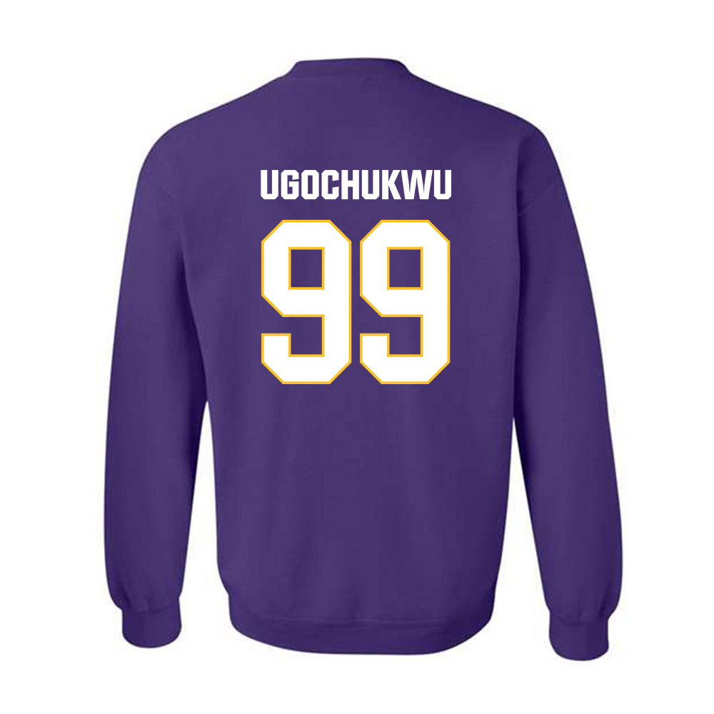 LSU - NCAA Men's Basketball : Divine-Collins Ugochukwu - Classic Shersey Crewneck Sweatshirt-1