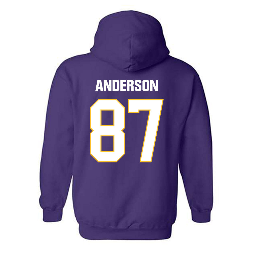 LSU - NCAA Football : JC Anderson - Classic Shersey Hooded Sweatshirt-1