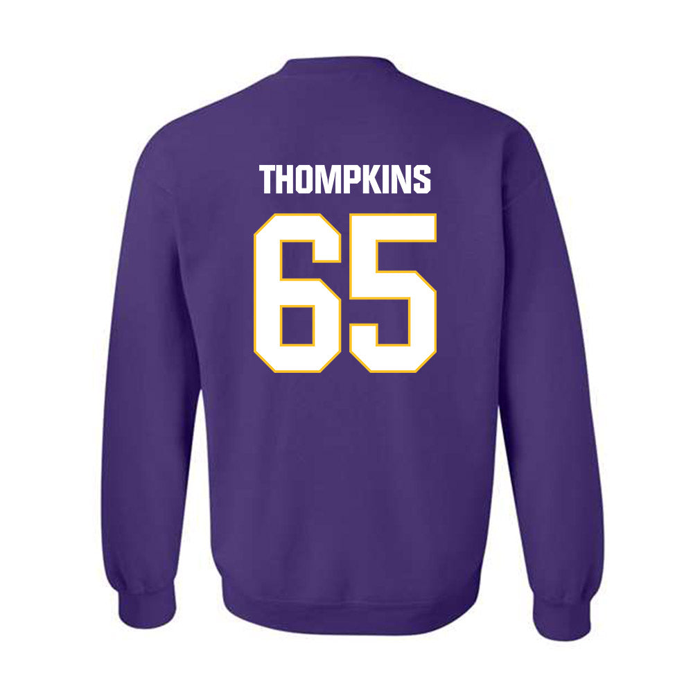 LSU - NCAA Football : Sean Thompkins - Classic Shersey Crewneck Sweatshirt-1