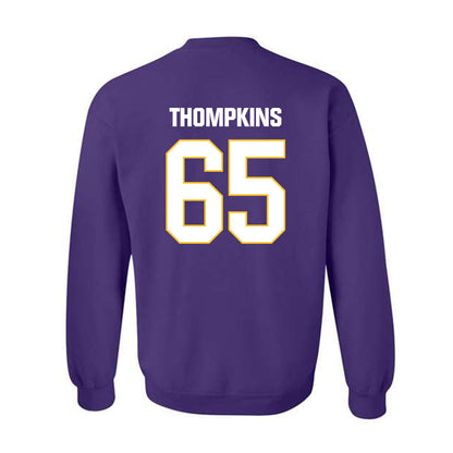 LSU - NCAA Football : Sean Thompkins - Classic Shersey Crewneck Sweatshirt-1