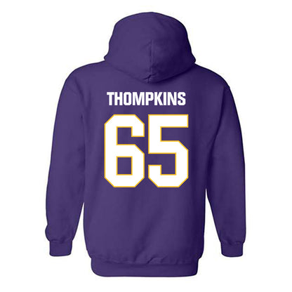 LSU - NCAA Football : Sean Thompkins - Classic Shersey Hooded Sweatshirt-1