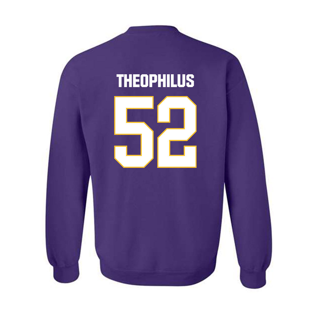 LSU - NCAA Baseball : Zion Theophilus - Classic Shersey Crewneck Sweatshirt-1