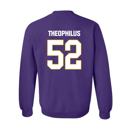 LSU - NCAA Baseball : Zion Theophilus - Classic Shersey Crewneck Sweatshirt-1