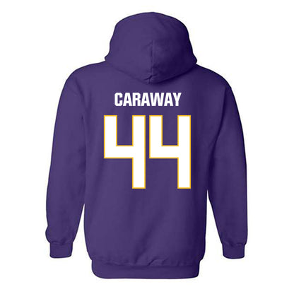 LSU - NCAA Baseball : Trent Caraway - Classic Shersey Hooded Sweatshirt-1