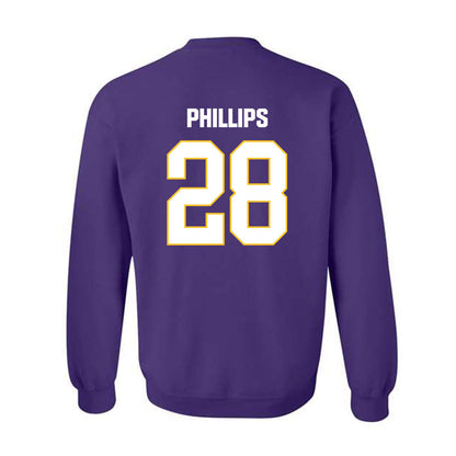 LSU - NCAA Softball : Jada Phillips - Classic Shersey Crewneck Sweatshirt-1