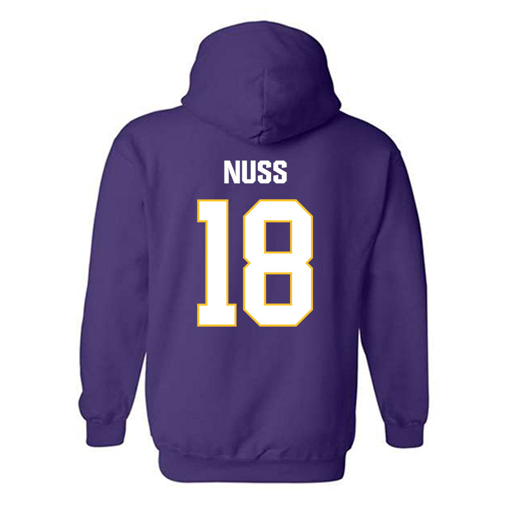 LSU - NCAA Women's Volleyball : Remi Nuss - Classic Shersey Hooded Sweatshirt-1