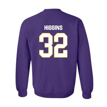 LSU - NCAA Football : Gavin Higgins - Classic Shersey Crewneck Sweatshirt-1