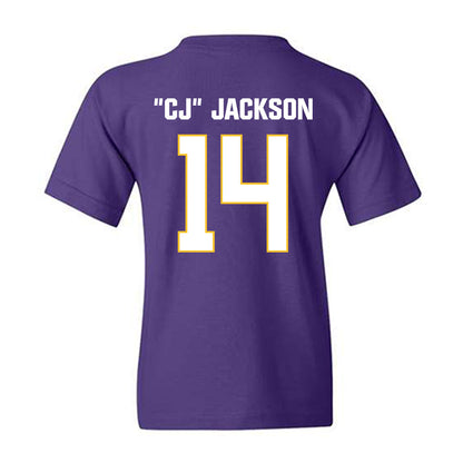 LSU - NCAA Football : Christopher "CJ" Jackson - Classic Shersey Youth T-Shirt-1