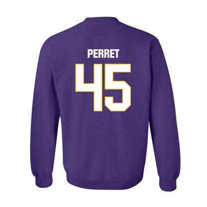 LSU - NCAA Football : Sean Perret - Classic Shersey Crewneck Sweatshirt-1