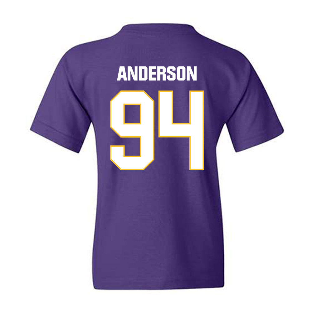 LSU - NCAA Football : Richard Anderson - Classic Shersey Youth T-Shirt-1