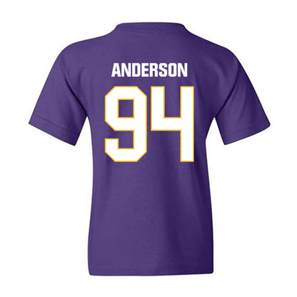 LSU - NCAA Football : Richard Anderson - Classic Shersey Youth T-Shirt-1
