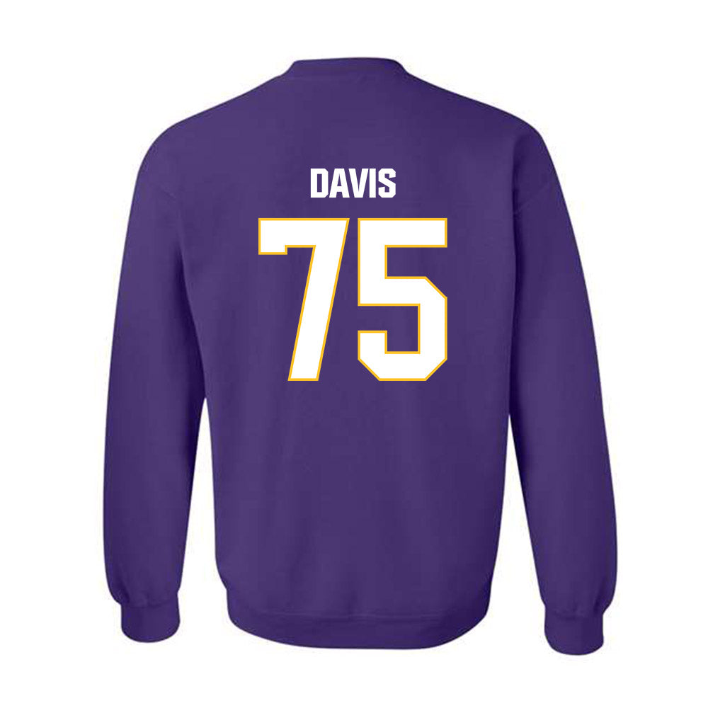 LSU - NCAA Football : Weston Davis - Classic Shersey Crewneck Sweatshirt-1
