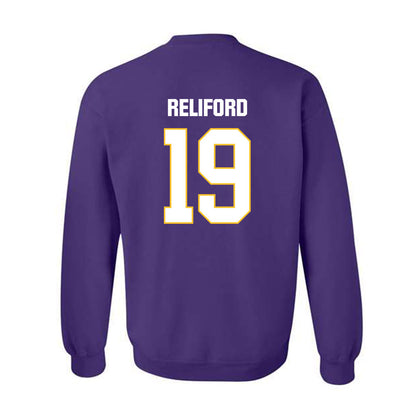 LSU - NCAA Football : Gabriel Reliford - Classic Shersey Crewneck Sweatshirt-1