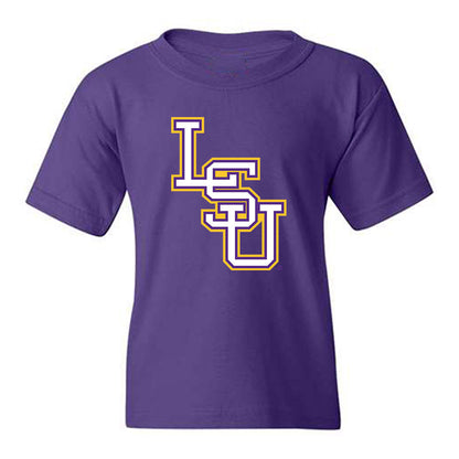 LSU - NCAA Men's Basketball : Jalen Reece - Classic Shersey Youth T-Shirt-0