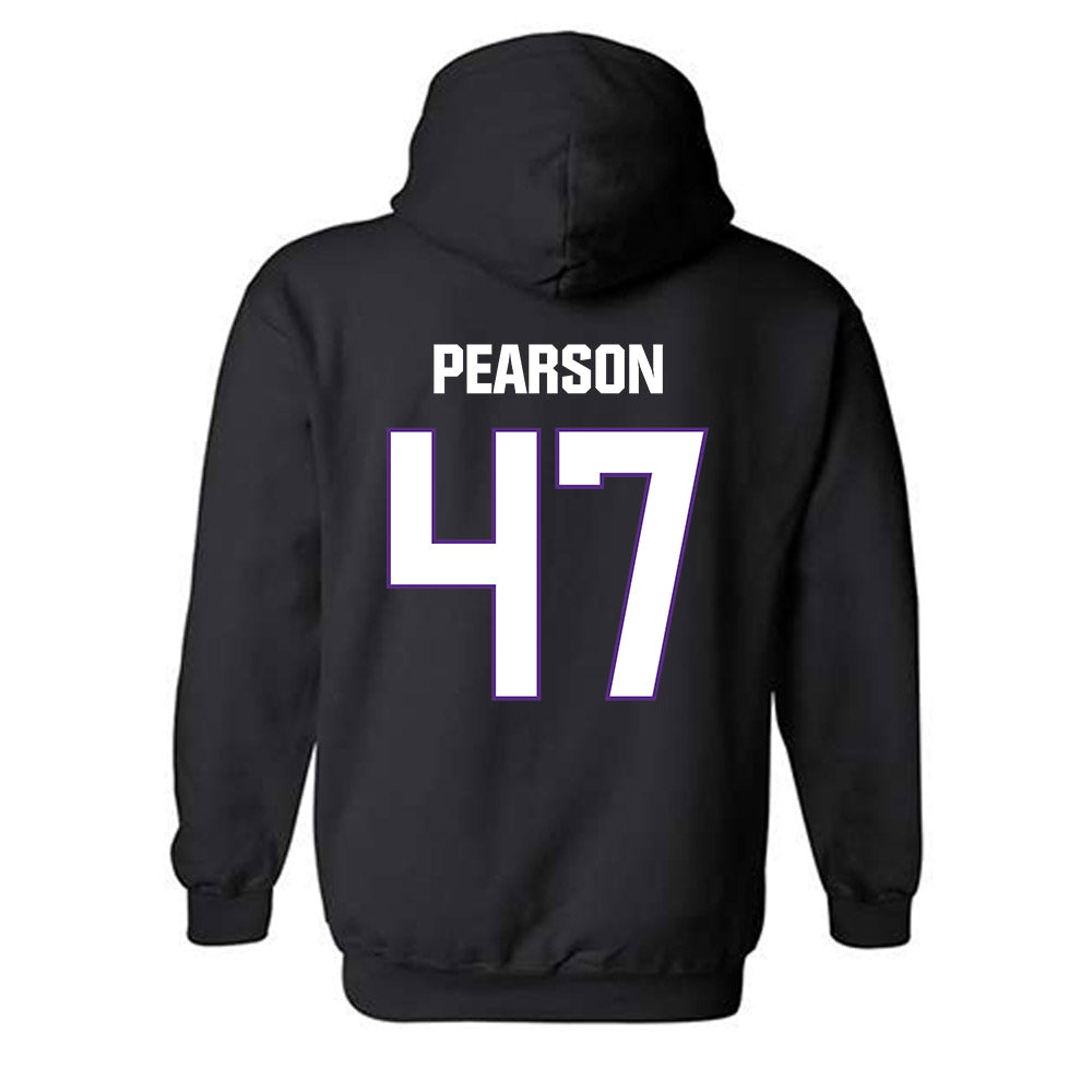 LSU - NCAA Baseball : John Pearson - Classic Shersey Hooded Sweatshirt-1