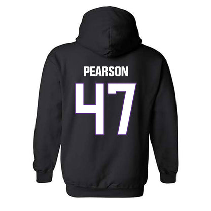 LSU - NCAA Baseball : John Pearson - Classic Shersey Hooded Sweatshirt-1