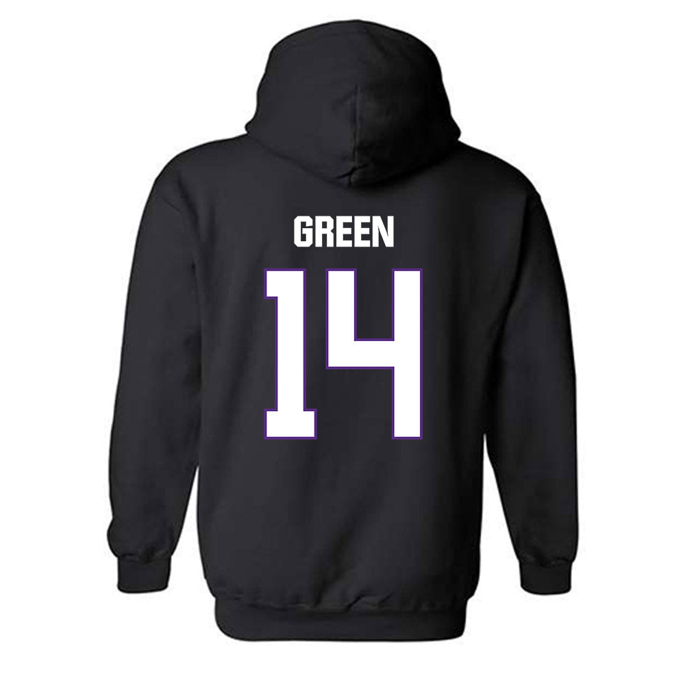 LSU - NCAA Football : Trey'Dez Green - Classic Shersey Hooded Sweatshirt-1