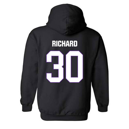 LSU - NCAA Women's Basketball : Jada Richard - Classic Shersey Hooded Sweatshirt-1