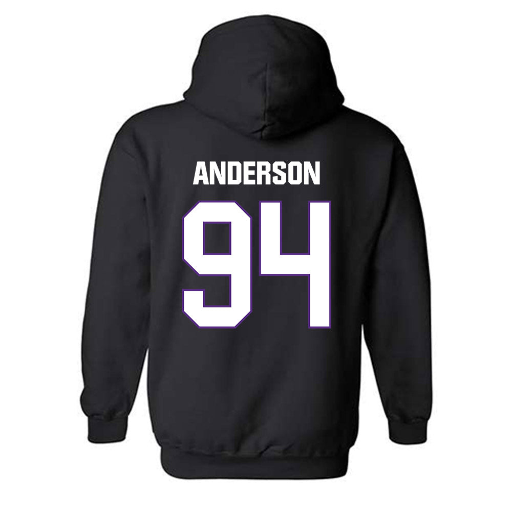 LSU - NCAA Football : Richard Anderson - Classic Shersey Hooded Sweatshirt-1