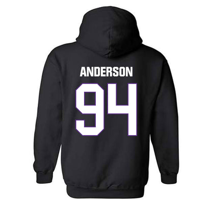 LSU - NCAA Football : Richard Anderson - Classic Shersey Hooded Sweatshirt-1