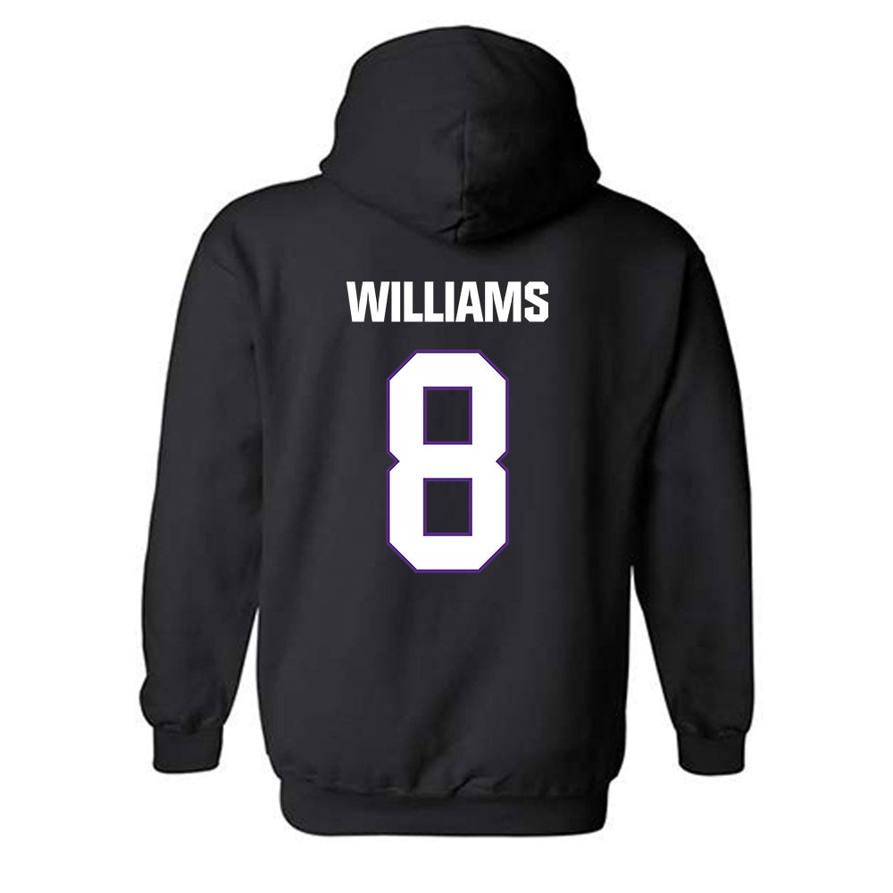 LSU - NCAA Women's Basketball : Jada Williams - Classic Shersey Hooded Sweatshirt-1