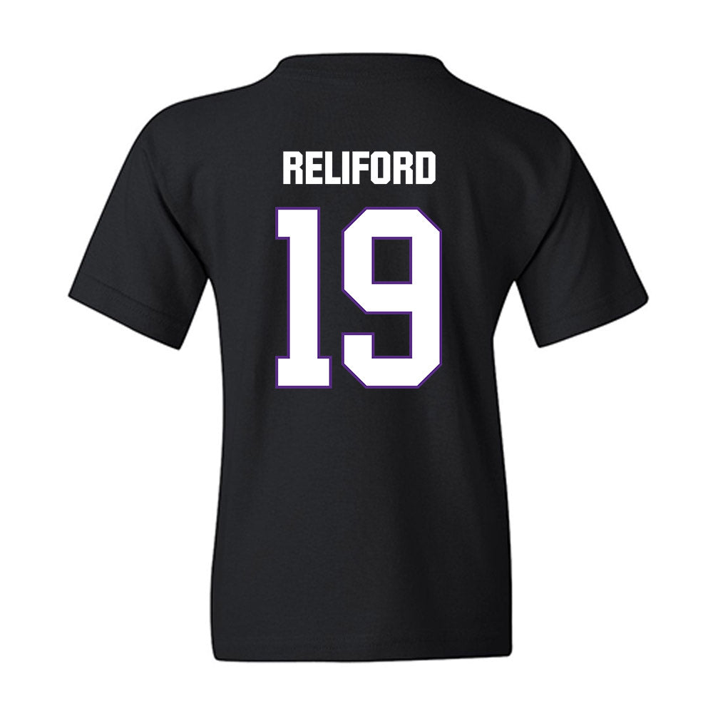LSU - NCAA Football : Gabriel Reliford - Classic Shersey Youth T-Shirt-1