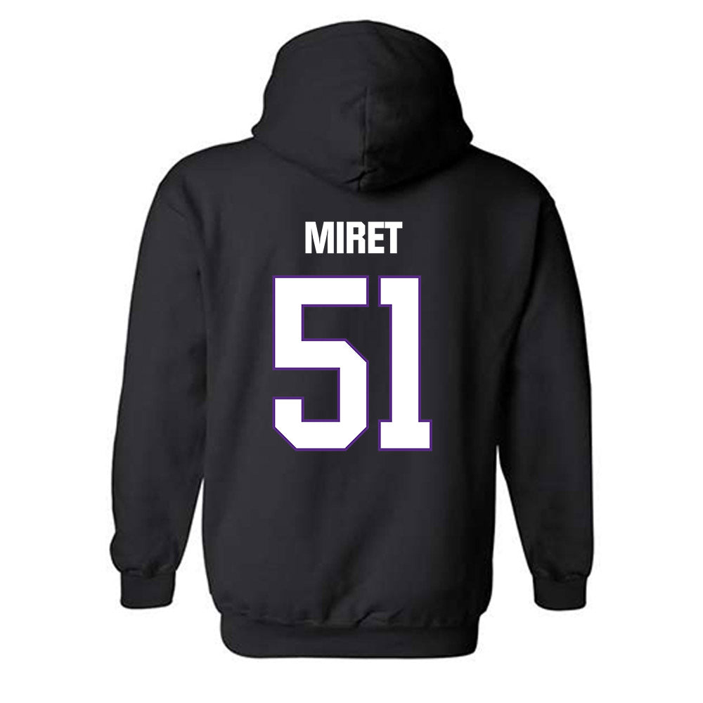LSU - NCAA Football : Ryan Miret - Classic Shersey Hooded Sweatshirt-1