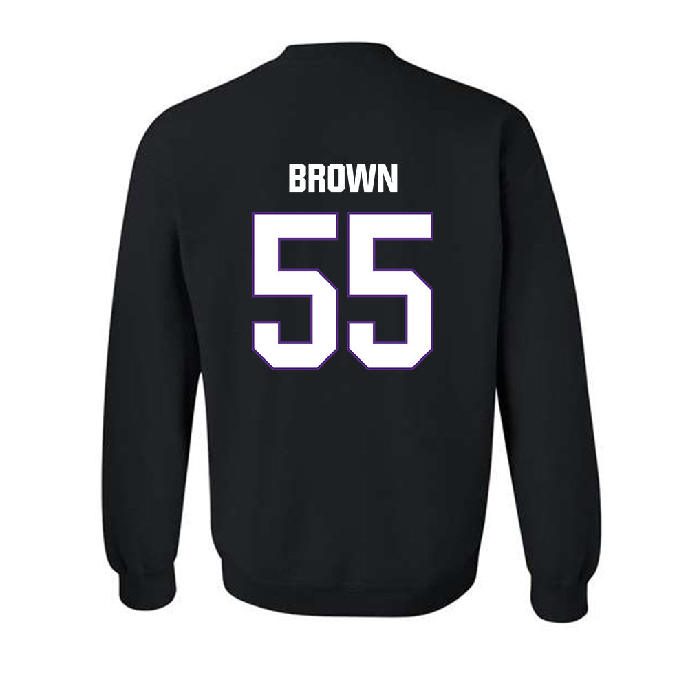 LSU - NCAA Football : Lamar Brown - Classic Shersey Crewneck Sweatshirt-1