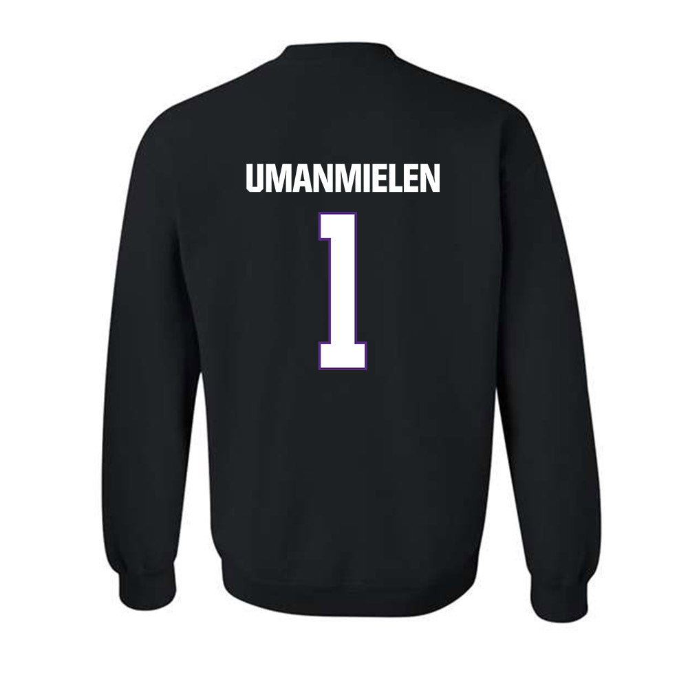 LSU - NCAA Football : Princewill Umanmielen - Classic Shersey Crewneck Sweatshirt-1