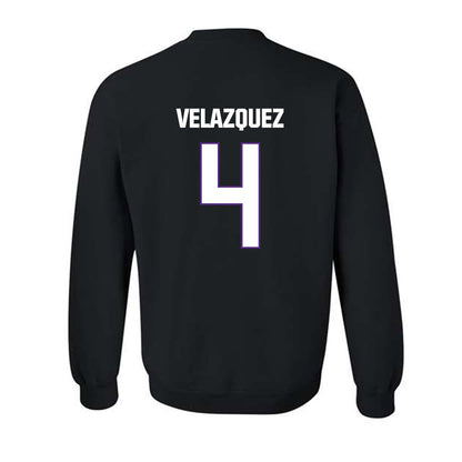 LSU - NCAA Baseball : Diego Velazquez - Classic Shersey Crewneck Sweatshirt-1