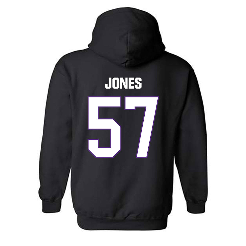 LSU - NCAA Football : Jakolby Jones - Classic Shersey Hooded Sweatshirt-1