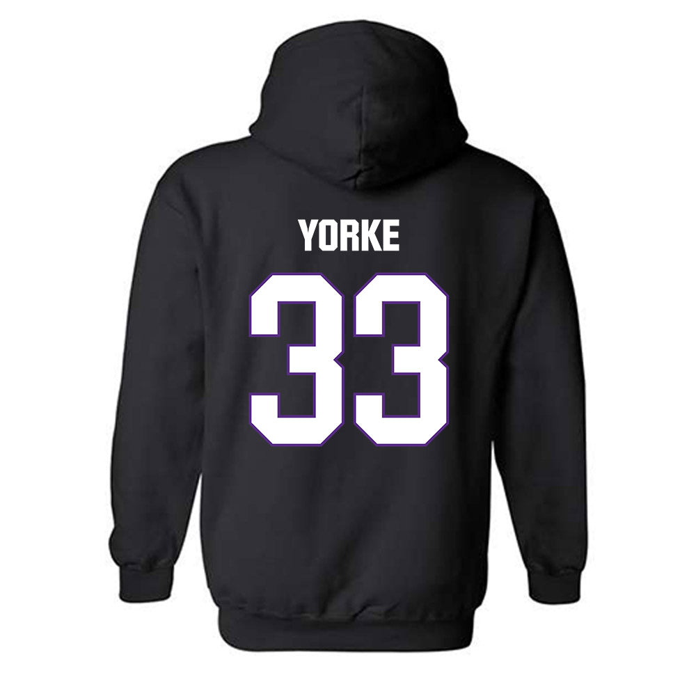 LSU - NCAA Baseball : Zach Yorke - Classic Shersey Hooded Sweatshirt-1