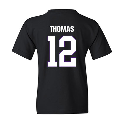 LSU - NCAA Football : Malachi Thomas - Classic Shersey Youth T-Shirt-1