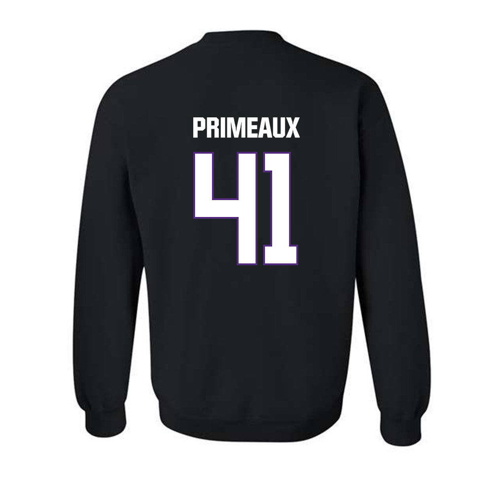 LSU - NCAA Baseball : DJ Primeaux - Classic Shersey Crewneck Sweatshirt-1