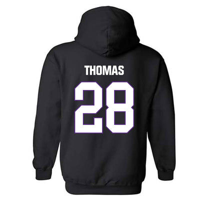 LSU - NCAA Football : Jhase Thomas - Classic Shersey Hooded Sweatshirt-1