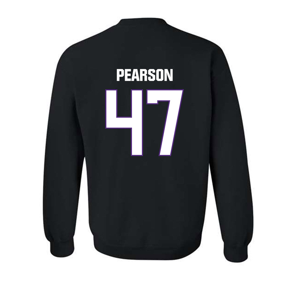 LSU - NCAA Baseball : John Pearson - Classic Shersey Crewneck Sweatshirt-1