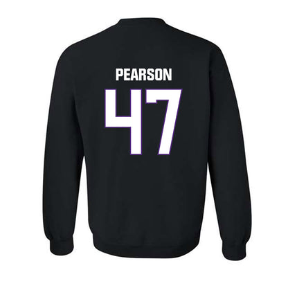 LSU - NCAA Baseball : John Pearson - Classic Shersey Crewneck Sweatshirt-1