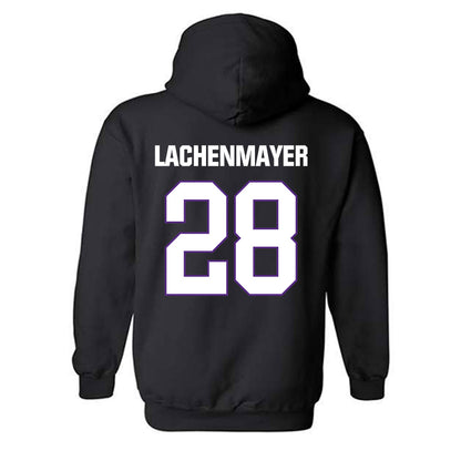 LSU - NCAA Baseball : Danny Lachenmayer - Classic Shersey Hooded Sweatshirt-1
