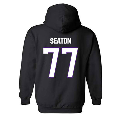 LSU - NCAA Football : Jordan Seaton - Classic Shersey Hooded Sweatshirt-1