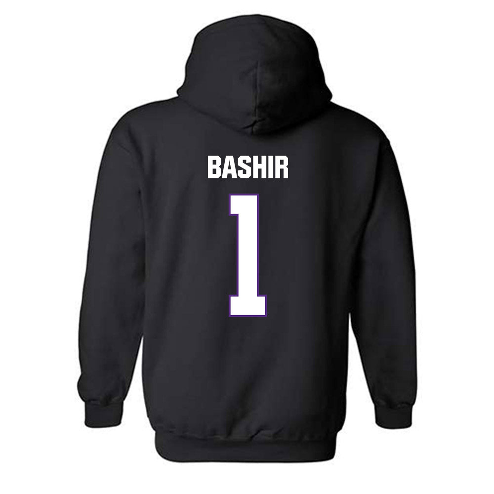 LSU - NCAA Men's Basketball : Abdi Bashir - Classic Shersey Hooded Sweatshirt-1