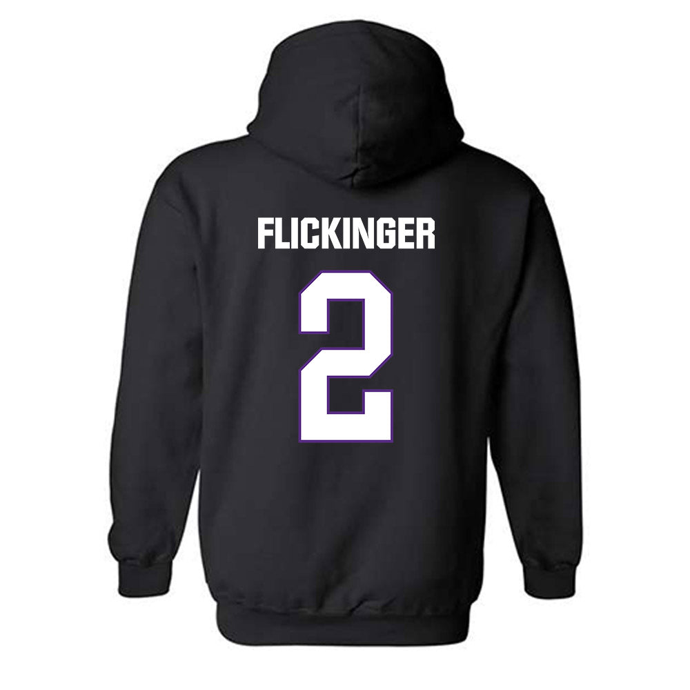 LSU - NCAA Women's Volleyball : Paige Flickinger - Classic Shersey Hooded Sweatshirt-1