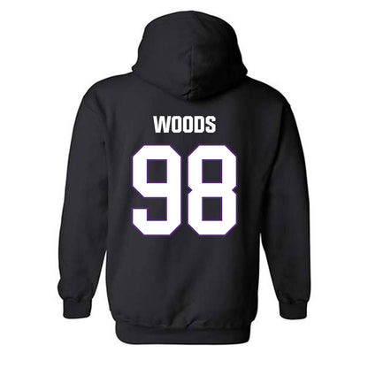 LSU - NCAA Football : Achilles Woods - Classic Shersey Hooded Sweatshirt-1
