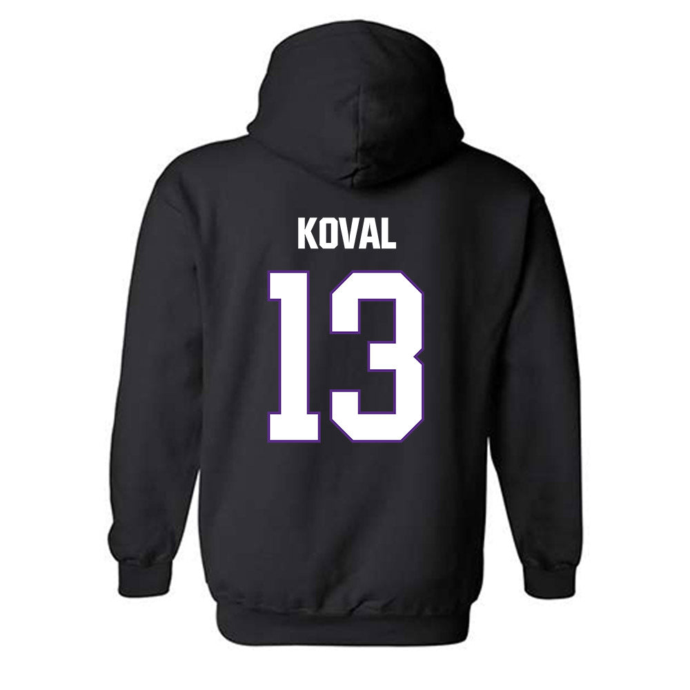 LSU - NCAA Women's Basketball : Kate Koval - Classic Shersey Hooded Sweatshirt-1