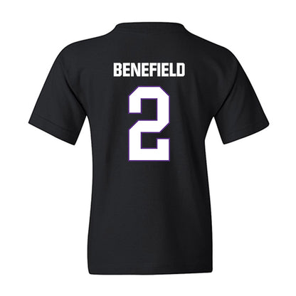 LSU - NCAA Football : Ty Benefield - Classic Shersey Youth T-Shirt-1