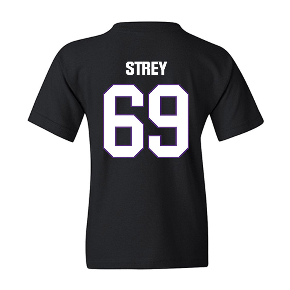 LSU - NCAA Football : Darrin Strey - Classic Shersey Youth T-Shirt-1